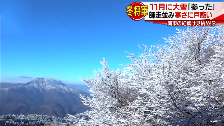 【天氣】日本各地嚴寒關東下初雪卻帶來更漂亮紅葉! (片) | 劍心.回憶